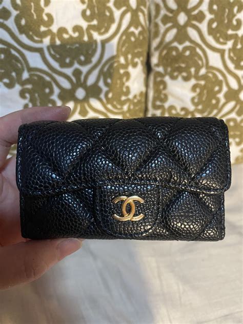 chanel key holder case|Chanel small card holder price.